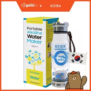 Máy Tạo Nước ION Kiềm Cầm Tay REWA Alkaline Portable Maker RW AK 1700 GomiMall