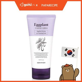 Sữa rửa mặt chiết xuất cà tím paparecipe eggplant clearing 5.5 cleansing foam gomimall