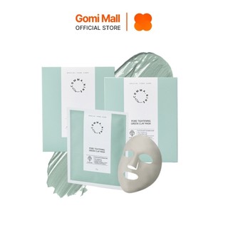 Mặt Nạ Đất Sét Se Khít Lỗ CHân Lông JSN LAB Commanine Pore Tightening Green Clay Mask (Hộp 4 Miếng) GomiMall