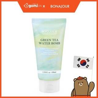 Kem Dưỡng Ẩm Bonajour Green Tea Water Bomb Cream 100ml GomiMall