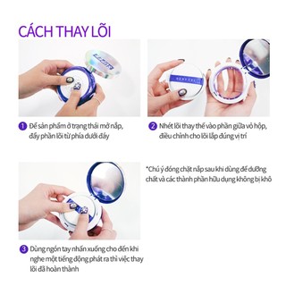 Combo Phấn Nước Siêu Che Phủ DewyCel Super Cover Cushion (+1 Refill)