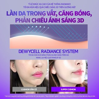 Combo Phấn Nước Siêu Che Phủ DewyCel Super Cover Cushion (+1 Refill)
