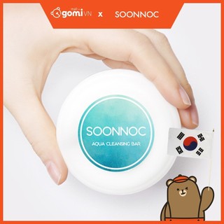 Xà Phòng Rửa Mặt Dịu Nhẹ Sạch Sâu Dành Cho Mọi Loại Da Soonnoc Aqua Cleansing Bar GomiMall