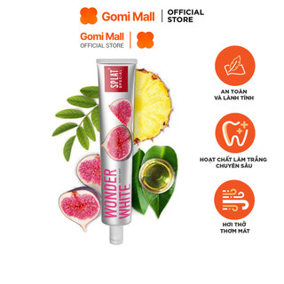Kem đánh răng trắng răng hiệu quả từ enzyme SPLAT Wonder White không chứa flo 75ml