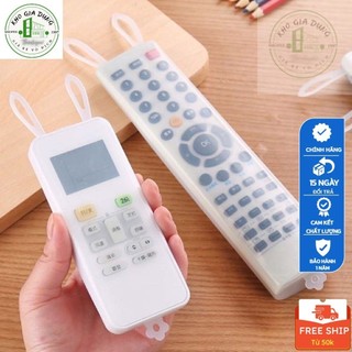 Bọc điều khiển tivi, điều hòa bằng nhựa silicon dẻo trong suốt, tai thỏ....