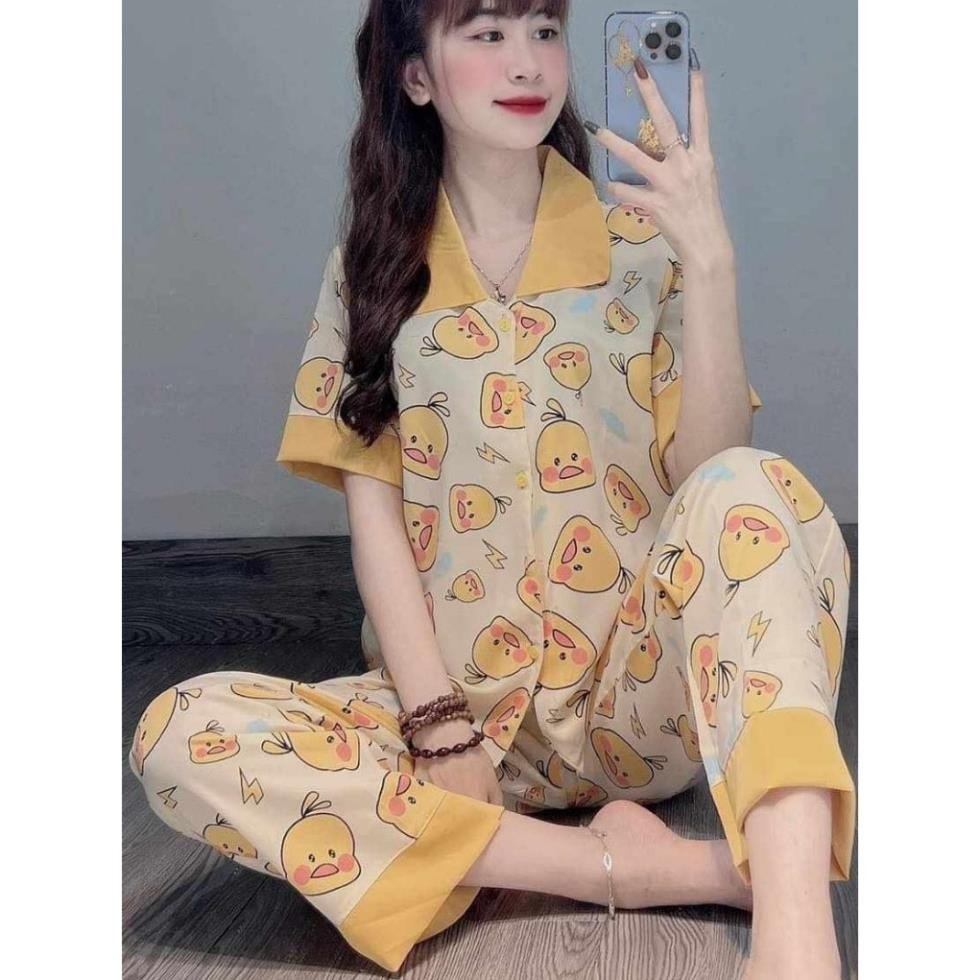 Bộ pijama mặc cho nữ,cộc dài sen ,Đồ bộ mặc nhà,sét bộ pijama mặc nhà, quần áo mặc trong nhà dễ thươ