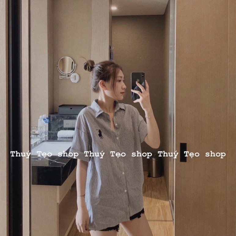 Sơ Mi Nam Nữ Kẻ Xanh Ngựa Thêu Form UNISEX Dễ Mặc Dễ Phối Đồ Chất LANH Siêu Mịn Không Nhăn Siêu Mát Mẫu Sơ Mi HOT 2024 | BigBuy360 - bigbuy360.vn