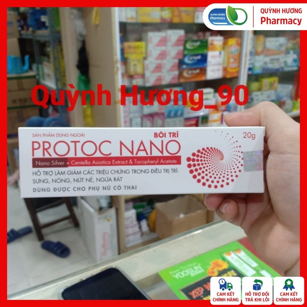 Gel bôi PROTOC NANO ngăn ngừa trĩ tái phát, hỗ trợ hậu môn, giúp da mềm mại, khoẻ mạnh 20g