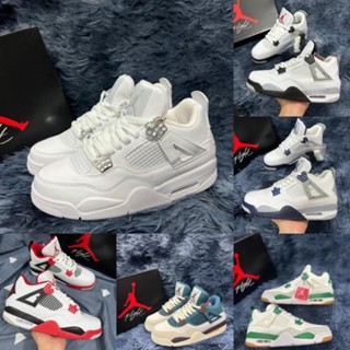 Giày thể thao Sneaker  JD4 Retro Full Màu Trắng Xanh Đỏ Đen Full Box