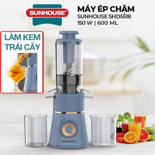 Máy ép chậm sunhouse shd5518 - công nghệ ép chậm thông minh bảo hành 12 tháng