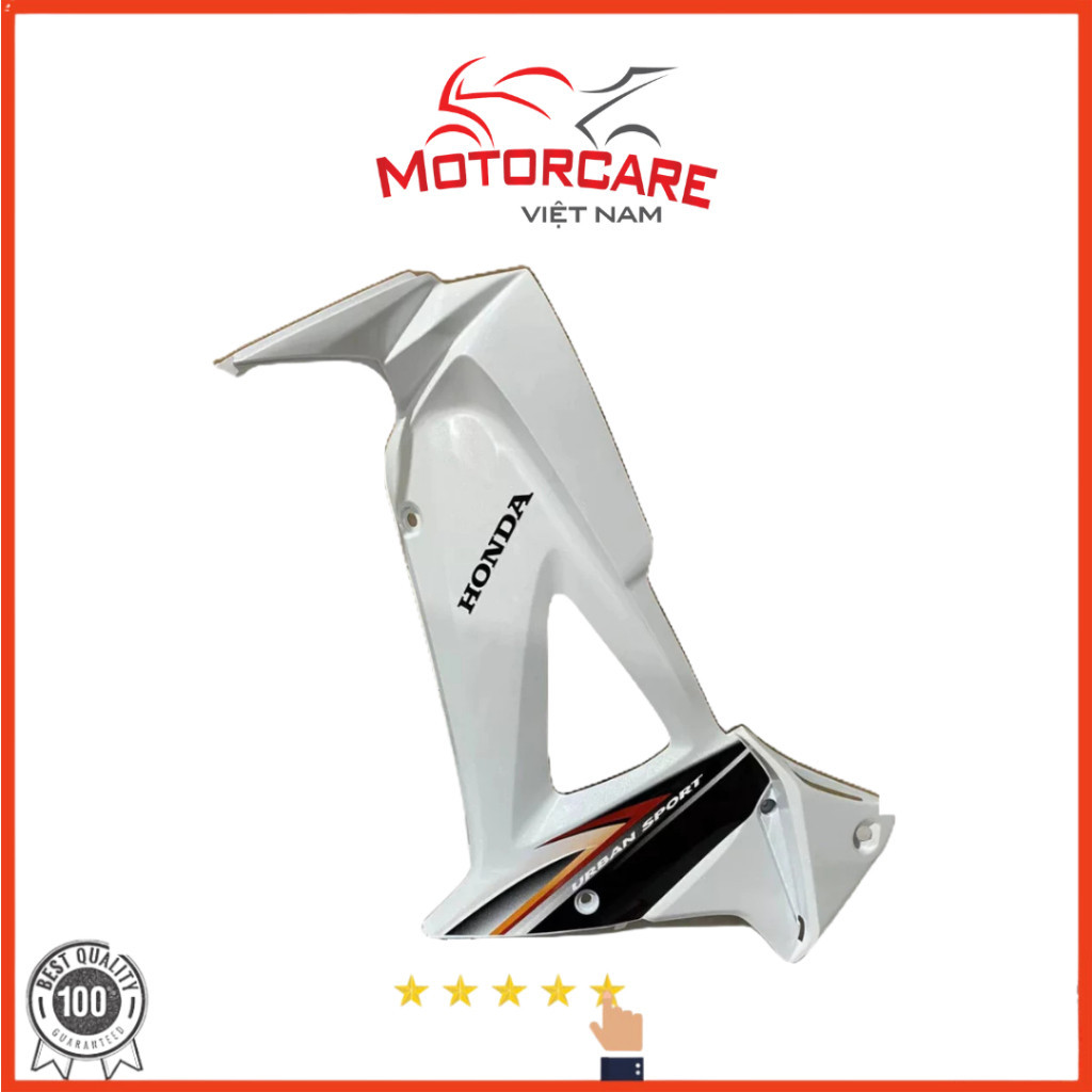 Ốp yếm bên phải | cánh yếm trong Wave RSX100 (2008) màu Trắng Siêu nhân (64200-KVR-V60ZC)