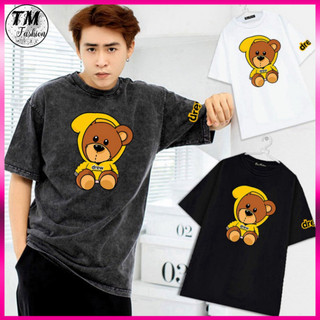 Áo Thun Tay Lỡ DREW TEDDY BEAR Local Brand Cotton 100% form rộng Unisex (TM2840L - Full Box)