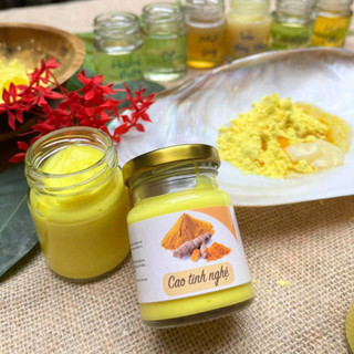 Cao tinh nghệ sữa ong chúa ngừa mụn mờ thâm sẹo, mặt nạ nghệ dưỡng trắng da mặt hồng hào, cao nghệ nguyên chất lành tính