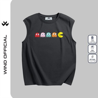 Áo ba lỗ unisex WIND form rộng sát nách Game Over tanktop thời trang nam nữ oversize