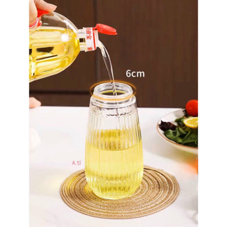 Bình rót dầu ăn, nước mắm thuỷ tinh tự động tiện lợi sang trọng