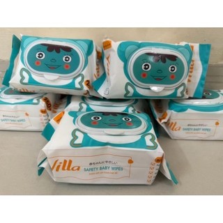 Thùng 30 gói khăn ướt gấu Villa nhiều màu sắc gói to 250 gram,khăn ướt em bé gói to