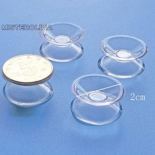 Misterolina Cốc hút 2 mặt tiện lợi giữ dính nhựa/ kính Y0O0
