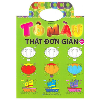 Sách - tô màu thật đơn giản tập 1 - ml