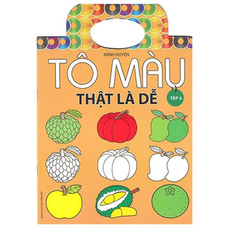 Sách - tô màu thật là dễ tập 6 - ml