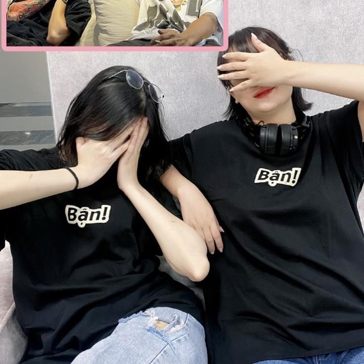 Áo Phông Cộc Tay Cổ Tròn Nam Nữ Cotton Unisex , Áo Thun Tay Lỡ Form Rộng Basic Dáng Oversize  - Bận UT