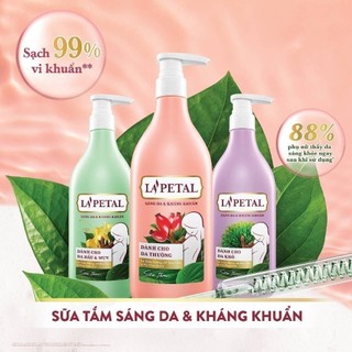 [Hàng Tặng Không Bán] Leaflet 4 Samples Sữa Tắm La'Petal