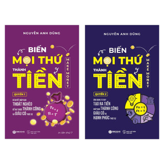 Sách - combo 2 cuốn biến mọi thứ thành tiền - sbooks