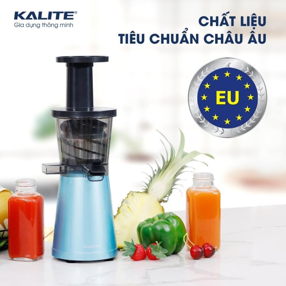 Máy ép chậm Kalite Kl530 máy ép nhỏ gọn công suất 200W ép rau củ quả kiệt bã, làm kem trái cây - bảo