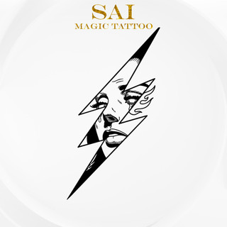 Miếng dán hình xăm tạm thời SAI MAGIC TATTOO 10CM×06CM chống thấm nước lâu trôi lên đến 2 tuần,Cổ tay Cánh tay Cổ,Dễ thương Tối giản Bé nhỏ MINI Cô gái buồn Khóc 496