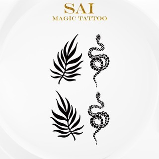 Hình xăm tạm thời SAI MAGIC TATTOO 064 chống thấm nước giữ màu đến 2 tuần cỡ 10CM×06CM