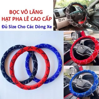 Bọc vô lăng Hạt cườm Hàn Quốc Cho xe con, xe tải, xe khách cao cấp thoáng khí chống mồ hôi tay đủ size cho các dòng xe