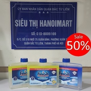 Nước vệ sinh máy rửa bát Finish 250ml [ RẺ VÔ ĐỊCH ], Dung dịch tẩy rửa vệ sinh cặn canxi dầu mỡ Finish cho máy