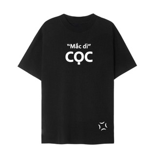 Áo Phông In Chữ MẮC GÌ CỌC Tay Lỡ Dáng Rộng HU AP