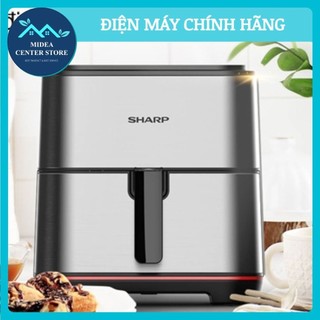 Nồi chiên không dầu cao cấp 5l 7l sharp kf-af70ev-st, lỗi 1 đổi 1, bảo hành 12 tháng toàn quốc