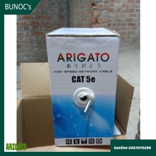 Dây mạng cáp mạng lan cat 5, cat 6 arigato dài 305m lõi đồng bảo hành 3 tháng bunoc's