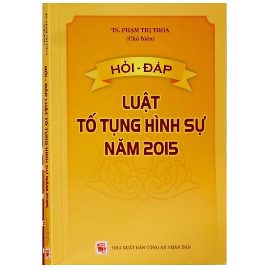 Sách - Hỏi đáp luật tố tụng hình sự năm 2015 - 99k (DH)