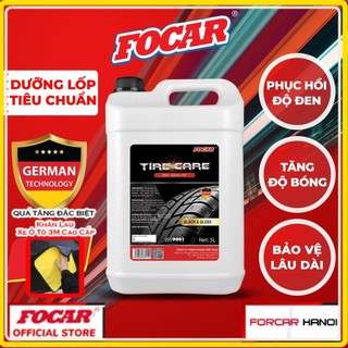 Dung dịch dưỡng bóng lốp focar – tire care - can 5l
