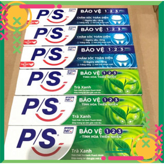 Kem đánh răng P/S Closeup Bảo Vệ 123, Ngừa Sâu Răng, Trà Xanh, Muối Hồng, Soda 180g/100g, than hoạt tính