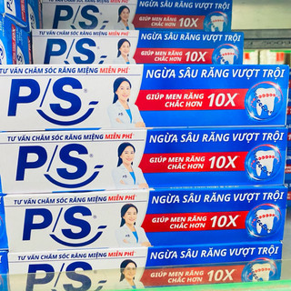 Kem đánh răng P/S Closeup Bảo Vệ 123, Ngừa Sâu Răng, Trà Xanh, Muối Hồng, Soda 180g/100g, than hoạt tính