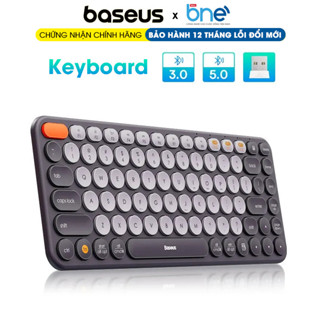 Bàn phím Không dây Baseus K01A Wireless iOS Windows MacOS Tri-Model Bluetooth Reciver 2.4Ghz 3.0Ghz