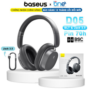 Tai Nghe Chụp Tai Baseus Bowie D05 D03 Bluetooth 5.3 HIFI Âm Thanh Stereo 40mm Gấp Lại Được 70H Time