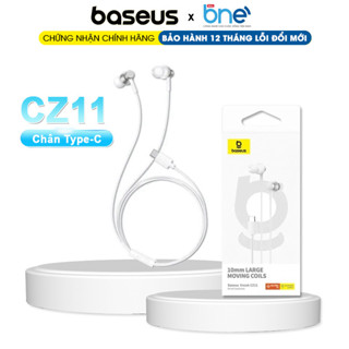 Tai Nghe Có Dây Baseus Encok CZ11 Wired Earphones (Type-C) mic, đàm thoại, nghe gọi, âm lượng