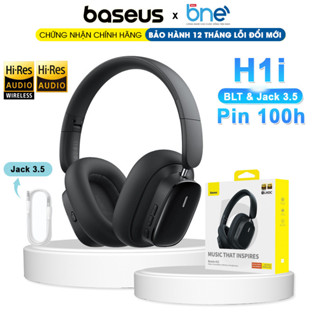 Tai nghe giảm ồn Baseus H1i Wireless Headphones Earphones Bluetooth 5.3 Stereo HiFi Music ANC