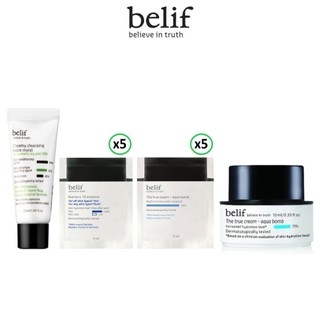 [HB Gift] Combo làm sạch, khóa ẩm và cấp ẩm tức thì từ thảo mộc thiên nhiên Belif GImmick