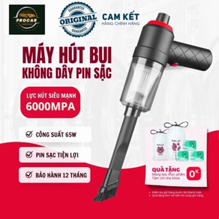 Máy Hút Bụi Mini Không Dây GODWELL Lực Hút 6000MPA Làm Sạch Bàn Phím, Ô Tô,Nhỏ Gọn Pin Sạc Tiện Lợi