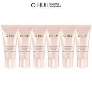 [HB Gift] Bộ 6 Kem dưỡng ẩm mịn mượt căng sáng da OHUI Miracle Moisture Cream 25ml/tuýt Gimmick