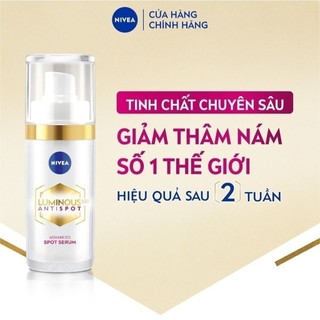 Tinh Chất Chuyên Sâu NIVEA LUMINOUS 630 Giúp Làm Mờ Đốm Nâu | Ngăn Ngừa Thâm Nám (30 ml)