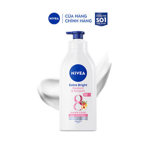 Sữa Dưỡng Thể NIVEA 8 Super Fooods Dưỡng Sáng Da | Mịn Da (550 ml) - 98924