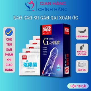 Bao cao su Gai Xoắn Ôc ôm sát kích thích sâu tăng khoái cảm Hộp 10 bao BCS01