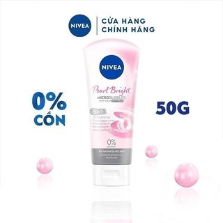 Sữa Rửa Mặt NIVEA Pearl Bright Đất Sét Dưỡng Sáng Da Ngọc Trai (50 g) - 82339