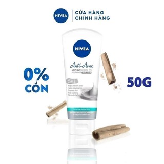 Sữa Rửa Mặt NIVEA Anti-Acne Ngừa Mụn | Sáng Da (50 g) - 87212